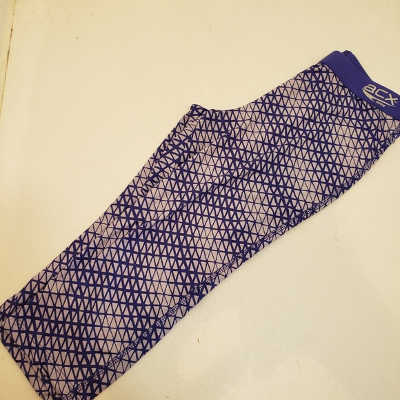 2/$30 Lg ACX Active 12-14 Shorts Printed Leggings - Picture 1 of 5
